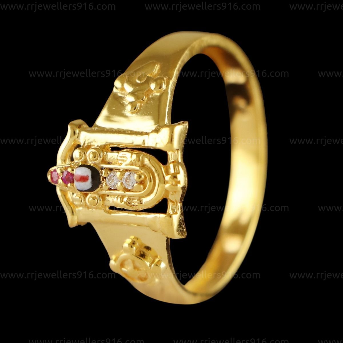 22 KT GOLD GENTS GODDESS BALAJI RING
